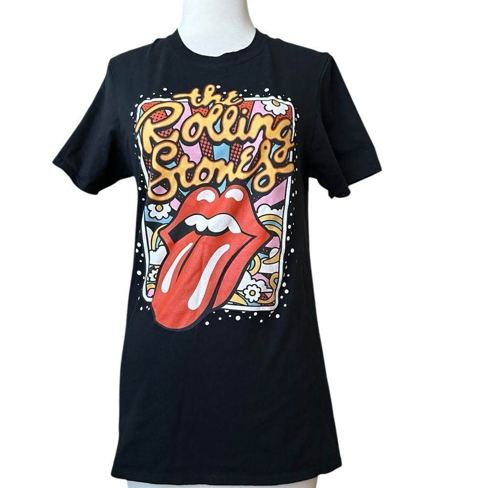 Rolling Stones Black Graphic T-Shirt